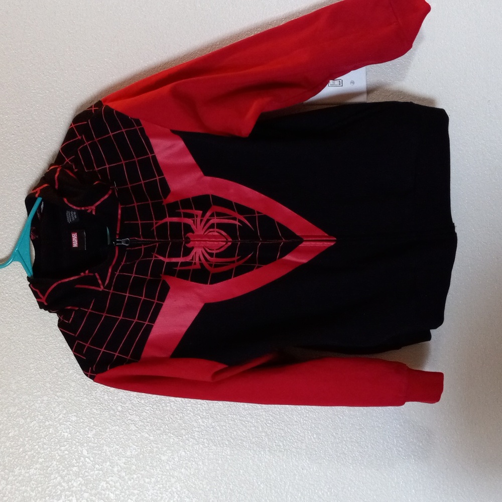 Like new Spider-Man Sweater with mask hood